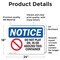 Signmission Safety Culture Sign, 24 in Width, Vinyl Decal, Rectangle OS-2PACK-NS-D-1824-L-11339 - alternate 4